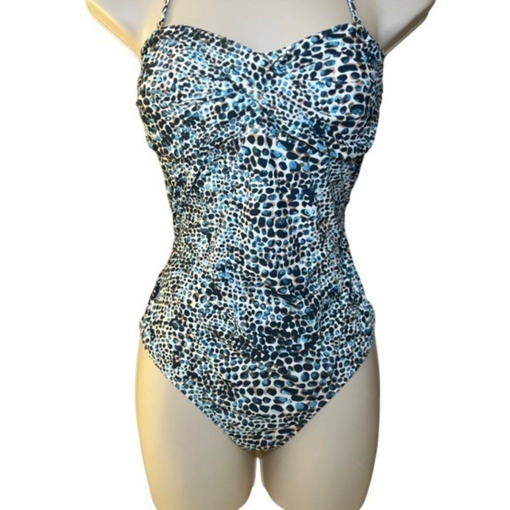 Letarte One Piece Swimsuit Removable Neck Size  Size Medium